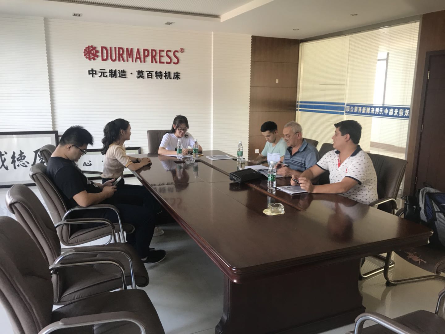 Welcome Clients from Uzbekistan puchase the WC67K 160T 4000 and QC12K 16X4000 with Durmapress